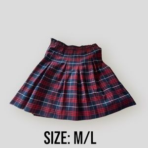 Plaid Skirt M/L